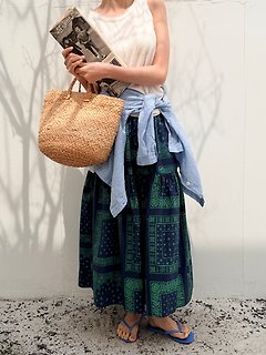 Paisley Bandana Flare Skirt