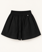 Coin Cotton Banding Shorts — Black — product view