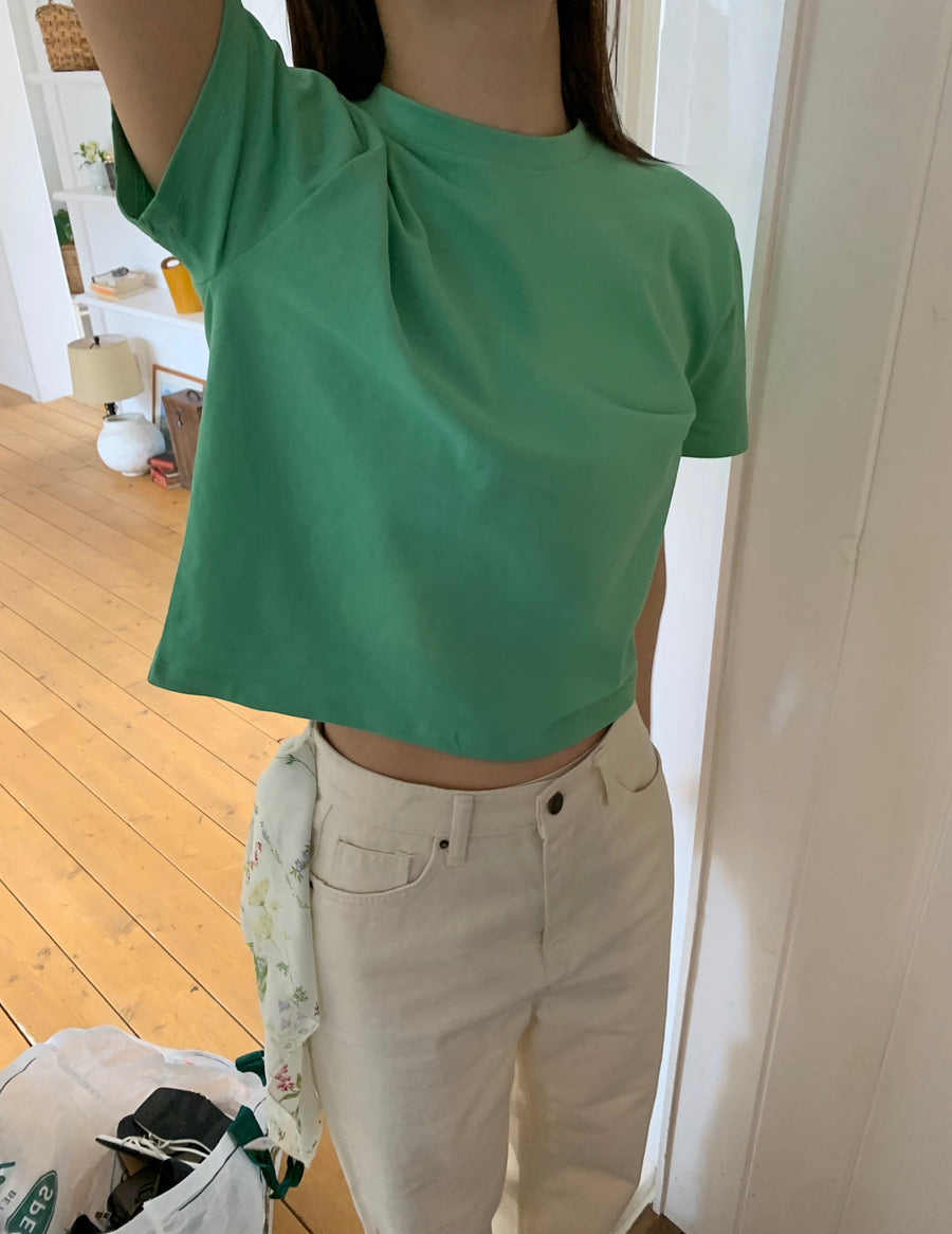 Basic Fit Short Style Cotton T-Shirt